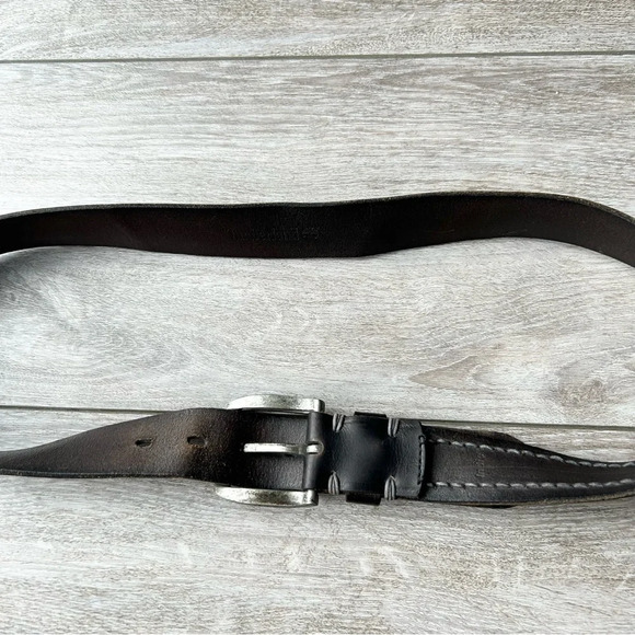 Timberland Brown Premium Leather Belt - Picture 5 of 14